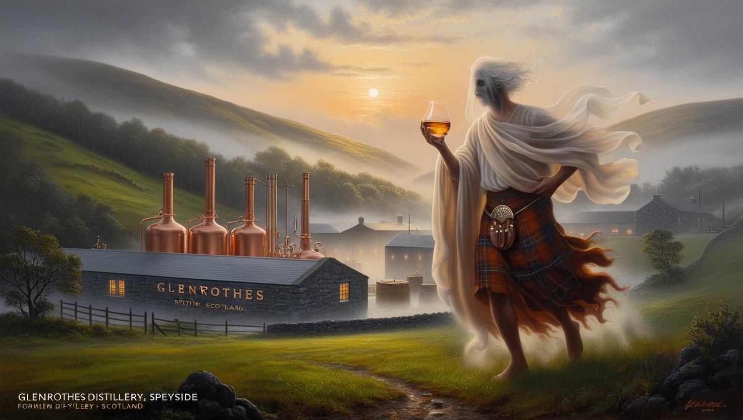 The Ghost of Byeway Malaga at Glenrothes Distillery: